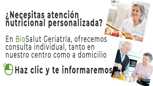 Geriatría. Consulta individual y a domicilio.